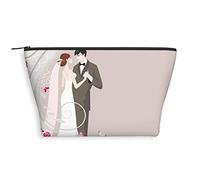 Rising Sun, neceser para mujer, diseño abstracto dibujado a mano con flechas de sol naciente, espaciosas bolsas de maquillaje de viaje, resistente al agua, organizador de accesorios, negro y blanco,