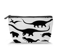 Rising Sun, neceser para mujer, diseño abstracto dibujado a mano con flechas de sol naciente, espaciosas bolsas de maquillaje de viaje, resistente al agua, organizador de accesorios, negro y blanco,