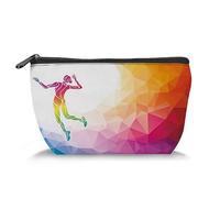 Rising Sun, neceser para mujer, diseño abstracto dibujado a mano con flechas de sol naciente, espaciosas bolsas de maquillaje de viaje, resistente al agua, organizador de accesorios, negro y blanco,