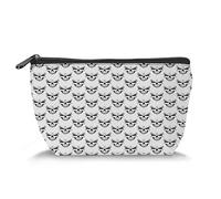 Rising Sun, neceser para mujer, diseño abstracto dibujado a mano con flechas de sol naciente, espaciosas bolsas de maquillaje de viaje, resistente al agua, organizador de accesorios, negro y blanco,