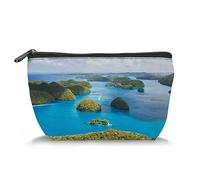 Rising Sun, neceser para mujer, diseño abstracto dibujado a mano con flechas de sol naciente, espaciosas bolsas de maquillaje de viaje, resistente al agua, organizador de accesorios, negro y blanco,