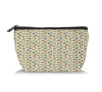 Rising Sun, neceser para mujer, diseño abstracto dibujado a mano con flechas de sol naciente, espaciosas bolsas de maquillaje de viaje, resistente al agua, organizador de accesorios, negro y blanco,