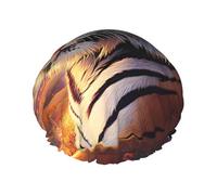 Rising Sun Tiger - Gorro de ducha impermeable de doble capa para mujeres y hombres, protección del cabello para baño, máscaras faciales, spa