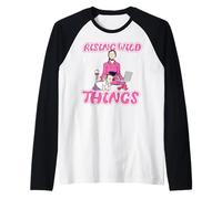 Rising wild things Día de la Madre Familia Amor Mujeres Camiseta Manga Raglan