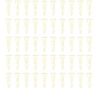 risingsaplings 50 piezas de 10 mm PCB espaciador de aislamiento de columna de aislamiento de plástico nailon blanco redondo soporte de aislamiento