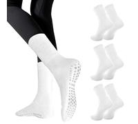 Risipu 3 Pares Calcetines Pilates Yoga Calcetines Antideslizantes Mujer Para Yoga Fitness Ballet Pilates