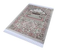 Risipu Alfombra de Oración Musulmana, Alfombra de Oración Portátil para Hombres, Mujeres y Niños, Set de Oración, Alfombras de Oración Islam, Regalo Eid Ramadan, Suave y Lujoso (TF)