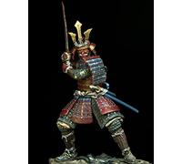 Risjc 1/24 75 mm Figura de Resina Modelo Antiguo samurái japonés del Siglo XVII // N11601 (sin Montar y sin Pintar)