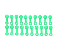 RISK 20 piezas tapa de ajuste Zerk engrasador de freno cubierta de tornillo de purga cubierta a prueba de polvo para coche motocicleta (Verde fluorescente (versión luminosa))