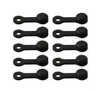 RISK - Boquilla de goma para polvo de goma, ideal para motocicleta, para purga de frenos, pezones, boquilla de grasa (negro)