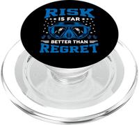 Risk Is Far Better Than Regret PopSockets PopGrip para MagSafe