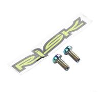 RISK - Pernos M5 x 12 mm para asegurar el agua para soportes de botellas a marcos de bicicleta, incluyendo fibra de carbono, aluminio y construcción de acero (coloridos)