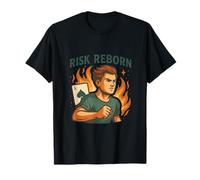 Risk Reborn: una mentalidad de póker con determinación ardiente Camiseta