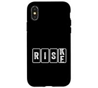 Risk Rise Odómetro Cool Funny Motivación Emprendedor Carcasa para iPhone X/XS