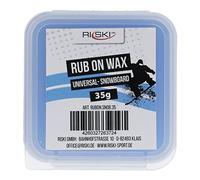 RiSki Rub On Ski Wax - Cera para snowboard (universal, 35 g)