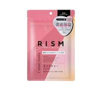 RISM Mascarilla facial de cuidado diario - Tipo de humedad - 7 hojas - Máscara de hoja de esencia de jalea con niacinamida y ácido hialurónico - Sin fragrancia - Sin alcohol - Fabricado en Japón
