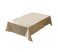 rismart Impermeable Mantel Hule Rectangular Antimanchas Manteles de Mesa para Comedor Cocina 90_x_140_cm Marrón