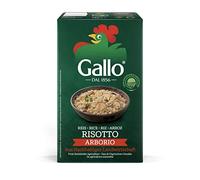 Riso Gallo Arroz Vegano Arborio Sostenible, 1 kg (Paquete de 12)