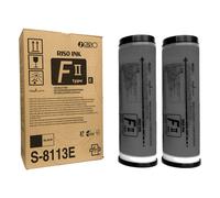 Riso S-8113E Pack 2x cartuchos de tinta negros (original)