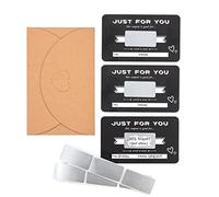 Riso Viola Cupones para rascar, Regalo de cumpleaños, cupones de Amor para, Regalo DIY para él, cupones Impresos para rascar, Tarjetas de Juego para rascar Notas de Amor Vegetale (Black, One Size)