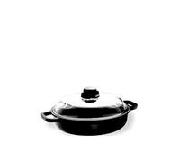 Risolì Cacerola con Tapa Inducción Antracita 24 cm