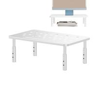 Rison Stand Monitor de ordenador - Soporte de monitor metálico | Metal Ergonómico Stannd | Pantalla antideslizante Riser para ordenador portátil, ordenador, PC, impresora