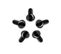 RISON-Titanium 5 Piezas Tornillos de Cabeza Alomada de Titanio M4x20mm, Tornillos de Cabeza Redonda con Hexágono Interior ISO7380, Tornillos Allen de Cabeza Botón Rosca Completa/Parcial