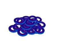 RISON-Titanium Arandelas Planas de Titanio GR5 M5, 10 Piezas Arandelas Metalicas de Seguridad Redonda DIN125, Arandelas para Tornillos Pernos Sujetadores, Fontanería y Bloqueo