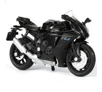 Risopen Compatible con Yamaha R1 Negro Modelo 1:18 Motocicleta Motocross Modelo Motocross Juguete Negro Motocross Colección Supercross Regalo para Hombres