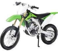 Risopen Escala 1:12 Dirtbike Compatible con Kawasaki KX450F Modelo de Moto Mini Supercross Motorcross Moto colección o Regalo para Adultos niño niño (Verde)