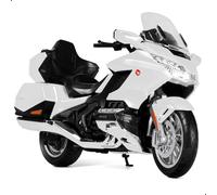 Risopen Modelo de Motocicleta 1:12 Compatible para Honda Goldwing aleación Diecast Modelo de Motocicleta Juguete Mini Regalo de Moto (Blanco)