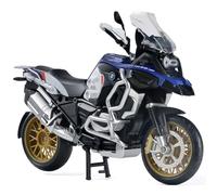Risopen Motocicleta Modelo a Escala 1:12 Compatible para BMW R1250 GS de plástico con Modelo de Motocicleta Fundido, no Requiere Montaje, Moto Mini Acabado Motorrad para Adultos y niños (Blanco)