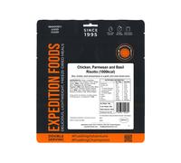 Risotto de pollo, parmesano y albahaca - Doble ración - Comida liofilizada - Expedition Foods