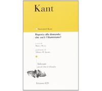 Risposta alla domanda: che cos'è l'Illuminismo? (Bifronti)