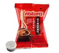 Ristora - 100 cápsulas Ristora Preparato Istantaneo para bebidas instantáneas sabor café y ginseng. Compatibles con Lavazza Espresso Point