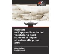 Risultati nell'apprendimento del vocabolario negli studenti di lingue straniere alle prime armi