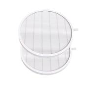 Risveglio 2 filtros H12 True HEPA para colector de polvo de uñas MelodySusie HPro SProR, filtros reutilizables para aspiradora, blanco, 16,8 cm