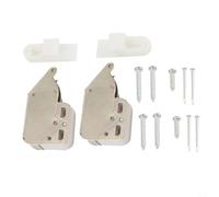 Risveglio 2 paquetes de mini pestillo de punta con resorte para caravana, barco, caravana, armario, armario, cerradura de puerta, rodillo de nailon de acero laminado en frío, moderno empuje para