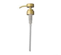 Risveglio 304 para cabezal de bomba de loción de acero inoxidable con rosca 28/400 y botellas dispensadoras de jabón de sello a prueba de fugas, plateado (dorado)