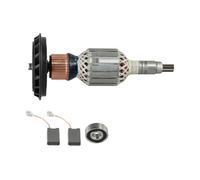 Risveglio 4 piezas para kit de anclaje de rotor martillo de demolición GBH11DE GBH10DE para GSH11E GSH10C para pieza de repuesto con cepillo de carbono 208 mm, color gris