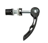 Risveglio Abrazadera de poste de sillín de liberación rápida para bicicleta, tornillo de clip de aleación de aluminio para bicicleta o scooter con fácil ajuste de altura (m8 x 70 mm, negro)