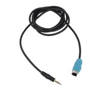 Risveglio Adaptador auxiliar de audio para coche para radios Alpines, conector jack de 3,5 mm KCE-236B para cable de reproductor multimedia, fácil de instalar