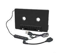 Risveglio Adaptador de casete inalámbrico para coche, convertidor de cinta 5.1 con USB para alimentación, audio sin pérdidas y llamadas manos libres, para reproductores de casete estándar