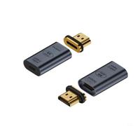 Risveglio Adaptador tipo a 4K a 60Hz, convertidor USB a cable de aleación de aluminio con indicador LED para laptop, monitor, para HDTV, proyector, gris (gris)