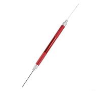 Risveglio Aguja de cebo giratoria para pesca al aire libre, construcción de aleación de aluminio de 16 g, acción suave para presentación de cebo natural (rojo)