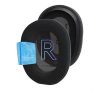 Risveglio Almohadillas de cuero de proteína suave para auriculares inalámbricos Logitech G522 Lightspeed, para esponja viscoelástica para cojines de repuesto, cómodos, gris (negro frío)