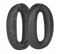 Risveglio Almohadillas negras WH-10000XM2 y MDR-1000X, cuero proteico cómodo para cojines de repuesto (A)