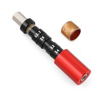 Risveglio Aluminio para extracción de bujes de bicicleta, para doble tamaño 12 mm 12.7 mm adaptador instalar extractor con ventana (rojo)