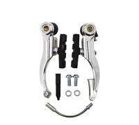 Risveglio Aluminio para V Brake MTB Ciclismo, delantero o trasero para reemplazo con 110mm Span y varillas curvas (plata)
