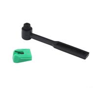 Risveglio AT-VMN95E Stylus AT-LP120X y VM95 Series, aguja de tocadiscos de alta fidelidad con voladizo de aluminio, cuerpo ABS + cepillo (verde)